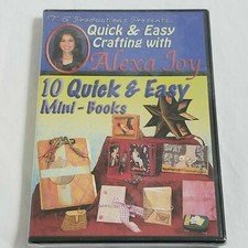 NEW 10 Quick  Easy Mini-Books Alexa Joy Ideas Instructions Crafts DVD -G