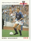 Panini 92 Official Players Collection Card - Nigel Spackman Rangers