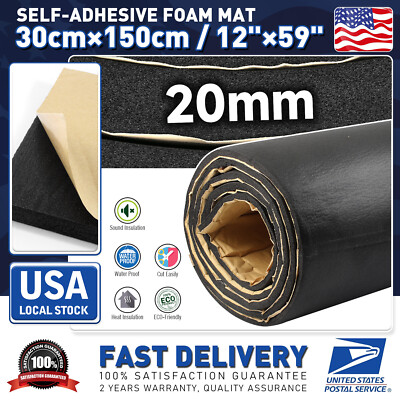 Firewall Sound Deadener Car Engine Hood Heat Shield Insulation Deadening Mat Pad