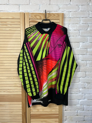 ADIDAS RARE VINTAGE GOALKEEPER JERSEY FOOTBALL SHIRT