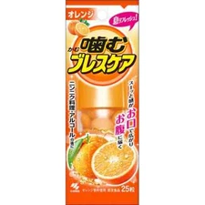 Kobayashi Breath Care Chewable 25 Tablets Orange – Refreshing Oral Freshener