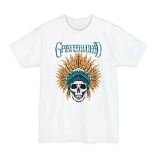 Grateful Dead Inspired Tall Tee, Big and Tall T-Shirt for Men and Women