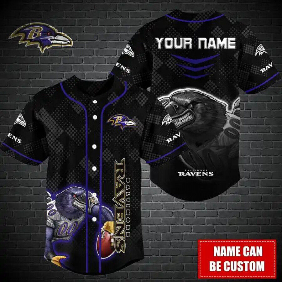 Personalized Baltimore Ravens Jersey Design New Rugby Shirt For