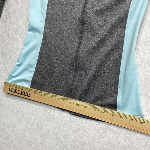 Docefit Key West Florida Athletic Women's Gray Teal Thumb Holes Jacket Sz Small - Picture 15 of 20