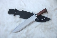 D-Guard Handle Handmade knife-12 inches Long Blade large Hunting,camping,Tactica