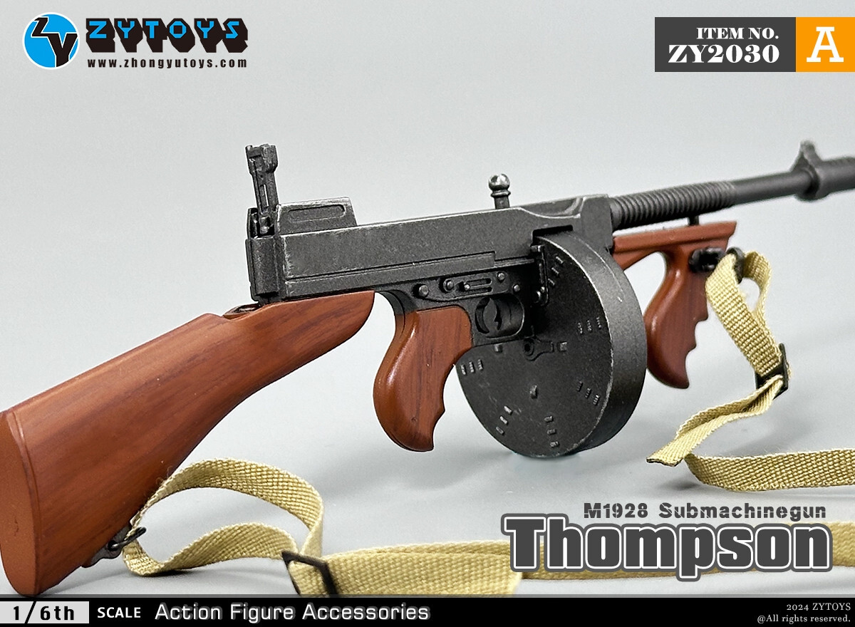 1/6 ZYTOYS ZY2030A M1928 WWII Gun Rifle Weapon Model Fit 12