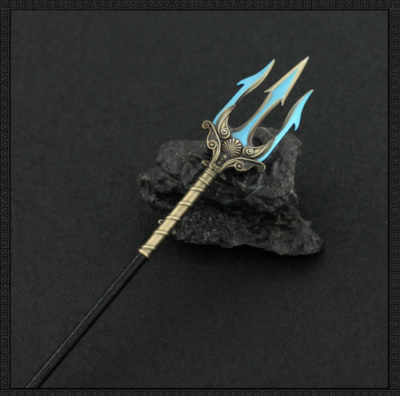 1/12 8.66'' Metal 3 Sprong Trident Miniature For Poseidon 6