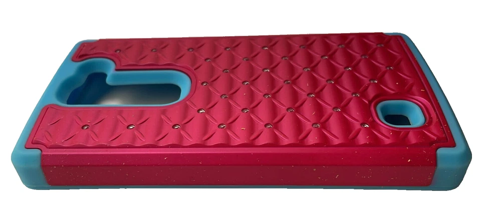 Sonne Premium Custodia Per LG Volt 2 - Blu/Rosa - Immagine 4 di 4