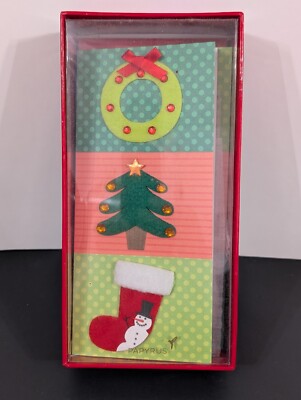 PAPYRUS Premium Holiday 3D Christmas Cards w/ Hummingbird Stickers & Envelopes 4