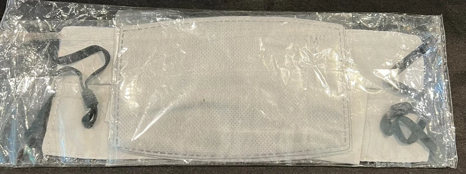 Adult Face Mask with Filters Picture Horses Running On The Beach - A0097 - Image 3 of 4