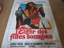 L'ENFER DES FILLES SOUMISES Affiche cinéma originale f:120/160 pliée année 1973