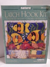 Golden Fish Natura Latch Hook Kit ART R701-20 x 27" New Open Box USA