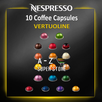 Nespresso Coffee 10 Pods Capsules VertuoLine Sleeve Espresso Flavors Mix & Match