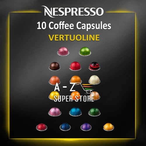 Nespresso Coffee 10 Pods Capsules VertuoLine Sleeve Espresso Flavors Mix & Match