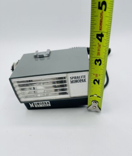 Rare Spiralite Monopak Flash DC Pack Strobe Unit w/ Exposure Index Vintage 1960s - Picture 9 of 9