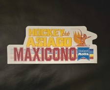 Retro Original Winter Sport Sticker Ice Hockey Club Asiago Maxicono Free Post