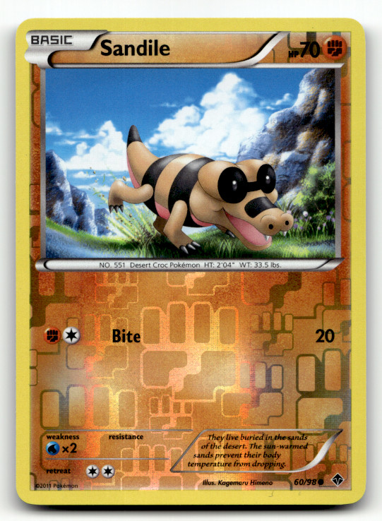 Sandile 60/98 Reverse Holo Common Emerging Powers LP