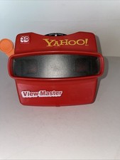 Vintage RARE Red GAF Viewmaster View-Master Viewer YAHOOO AD REEL