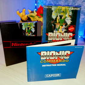 BIONIC COMMANDO NINTENDO NES VERSIONE PAL A MATTEL ITALIANO CIB DA COLLEZIONE