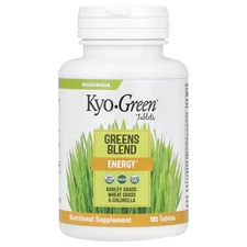Wakunaga - Kyolic Kyo-Green Phytonutrient Source Energy 180 Tablets Gluten-Free,
