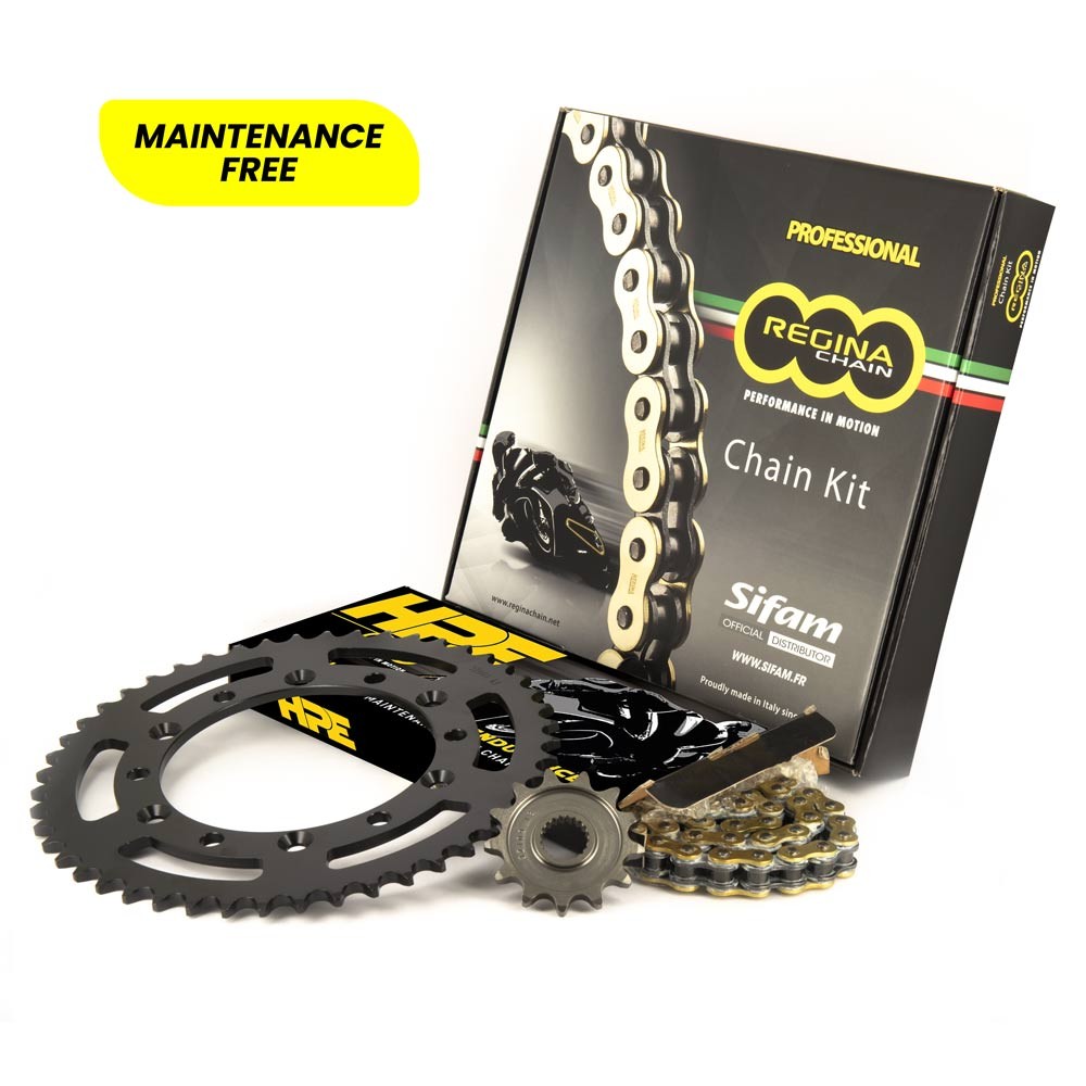 Kit chaîne Regina HPE pas 525 avec couronne en acier