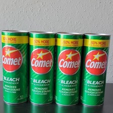 Comet Bleach Powder Cleaner 21 oz Tough Stains Remover Scratch Free 4 Pack 