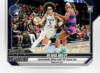 2026 Panini Instant WNBA #324 Olivia Miles Minnesota Lynx RC PRESALE
