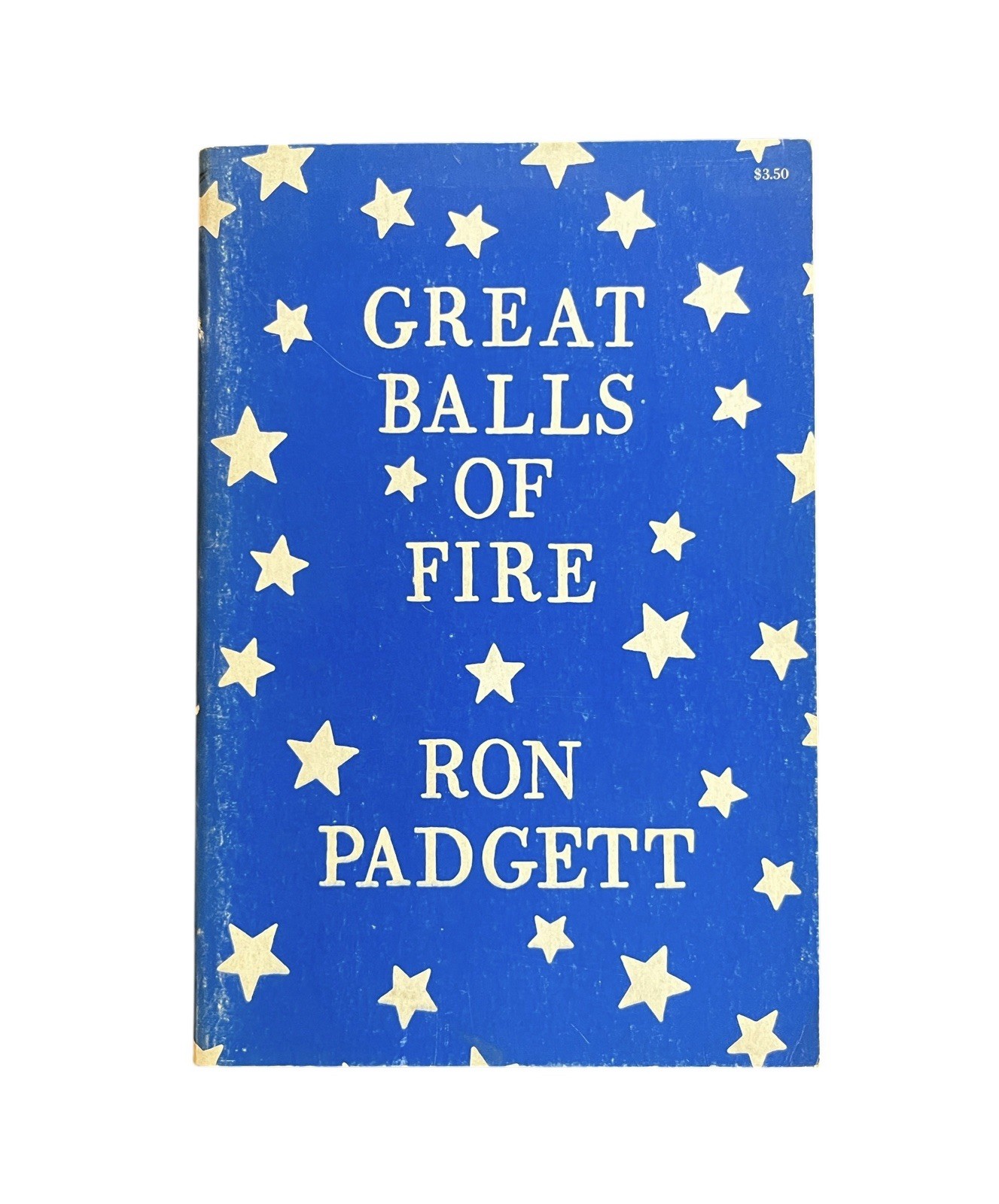 Great Balls of Fire by Ron Padgett Poetry 1969 First Edition PB Beat Poems