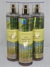 Bath  Body Works Rio Pineapple Mango Fine Fragrance Mist x3