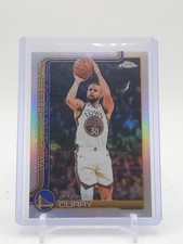 STEPHEN CURRY 2025-26 TOPPS CHROME UPDATE REFRACTOR #14 WARRIORS Q5547