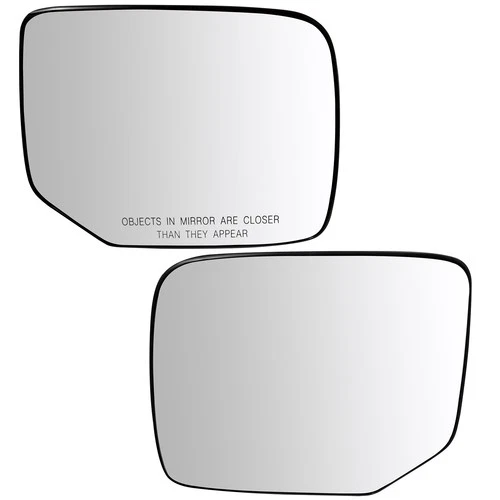 Mirror Glass Flat Heated w/Backing Plate LH&RH Side For 09-15 Honda Pilot