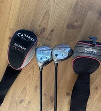 Callaway Big Bertha Wood Set 3w,5w 2004 LH RCH 75w Regular Graphite Lot Of 2