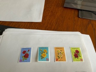 1969. ROSES. SG 720 723. FULL SET.