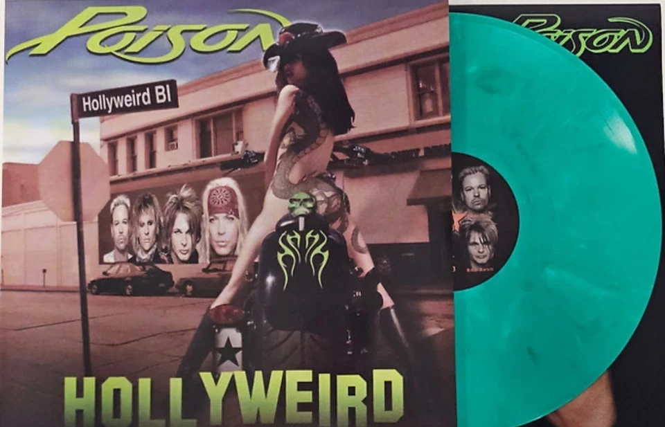 POISON - Hollyweird Awesome & Rare Coloured Import Vinyl LP New & Sealed - Image 2 of 3