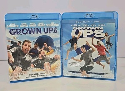 COMEDY Blu-ray Bundle Grown Ups 1 & 2 Adam Sandler Chris Rock David Spade VGC