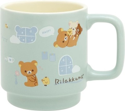 San-X Rilakkuma Keramik Becher Tasse 300 ML TK19601 Korilakkuma Kiiroitori...