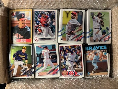 (2000+) Bulk Base Card Lot w/ 200 Inserts/Parallels/Refractors Chrome Topps MLB