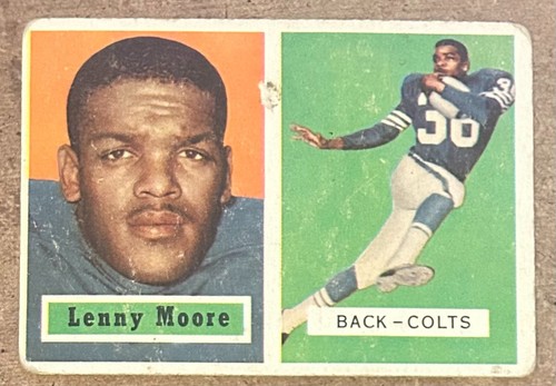 Lenny Moore #128 1957 Topps card