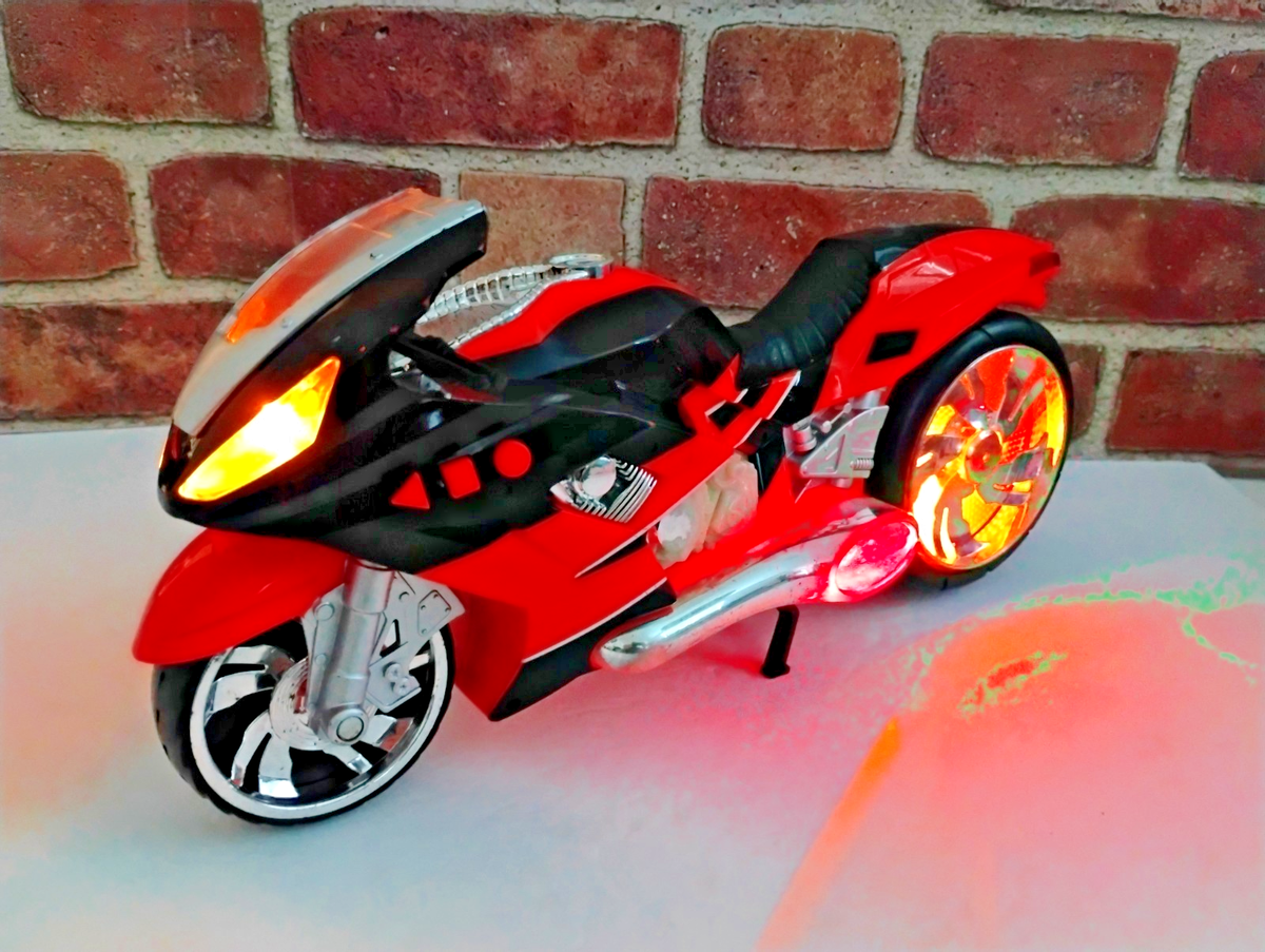 ROAD RIPPERS TOY STATE NINJA MOTORCYCLE MOTORIZED, LIGHT & SOUNDS