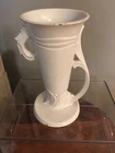 Rare! Vintage Original Roseville White Velmoss 119-10" Tall Vase