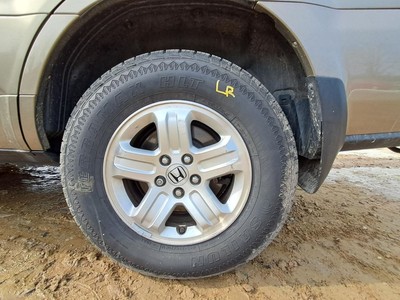 2008 Honda Pilot 16x6.5 Alloy Wheel B Grade, LR, OEM, Used, No Tire