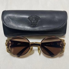 GIANNI VERSACE MOD S65 COL 31L Sunglasses Vintage Brown Gold