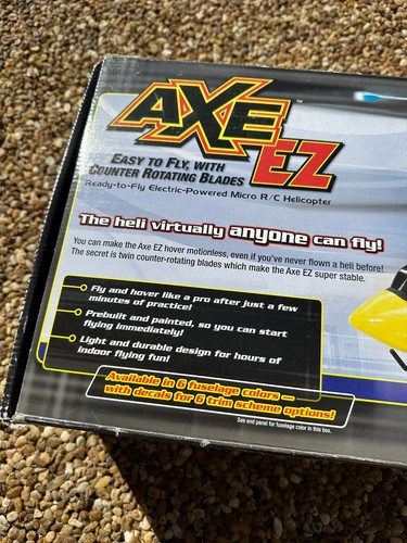 Heli Max AXE EZ Pre-Built Radio Controlled Helicopter In Box - Picture 2 of 24