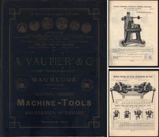 A. Vautier & Co., France - Hand & Foot Power Tool Catalog - 171 Pages