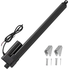 16 Inch Stroke Linear Actuator 12V Heavy Duty 440lbs/2000N IP65 Waterproof 16