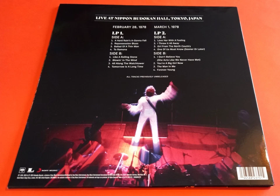 Bob Dylan - Another Budokan 1978 2xLP 2023 Columbia 19658843791 4 Page Insert - Image 4 of 4