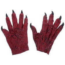 Demon Halloween Costume Devil Claws Mittens Cat Gloves Cosplay Scary