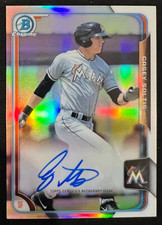 CASEY SOLTIS 2015 Bowman Chrome Prospects Refractor AUTO #BCAP-CS RC #012/499