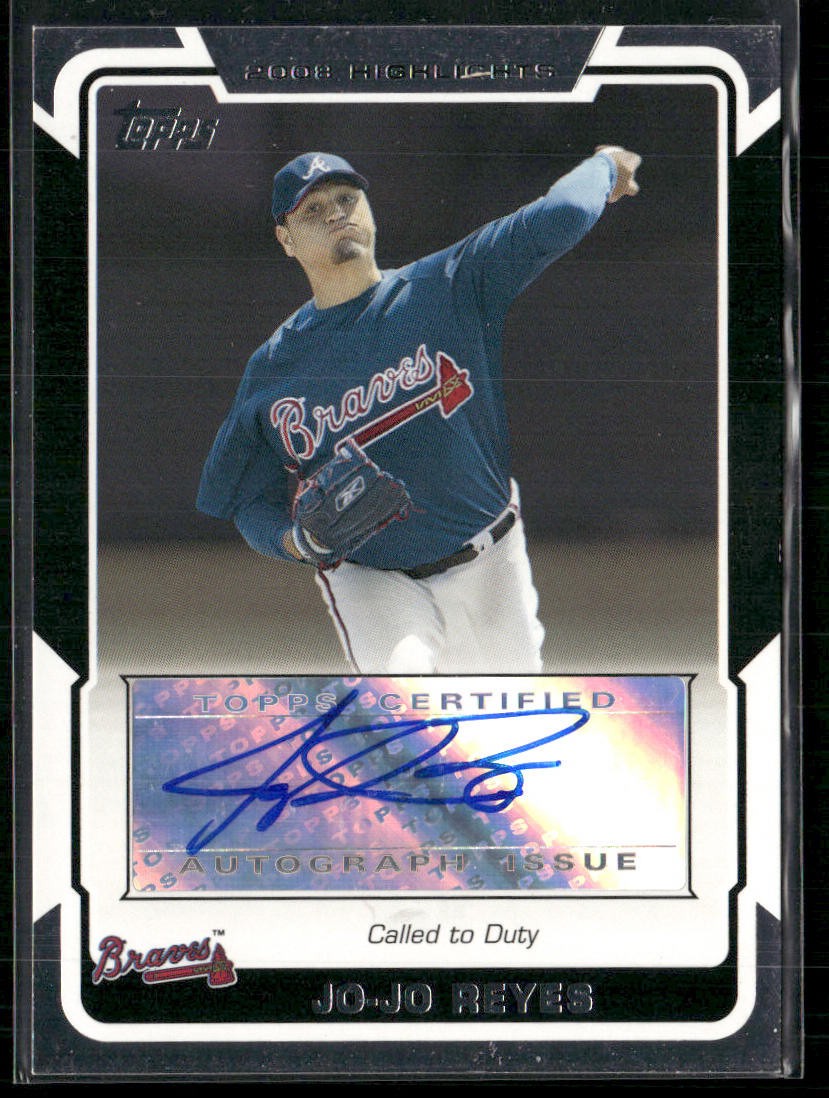 Jo Jo Reyes 2009 Topps 2009 Highlights Auto #HA-JR