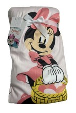 Disney Baby Minnie Mouse Plush Baby Blanket Sherpa BNWT 30  x40  